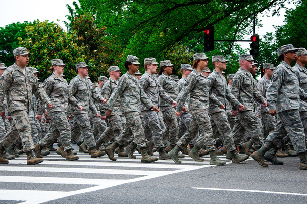 Memorial Day parade 2013, Washington DC, USA - 写真・画像