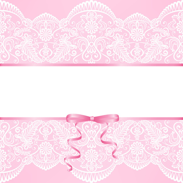 lace background - Vector, Image