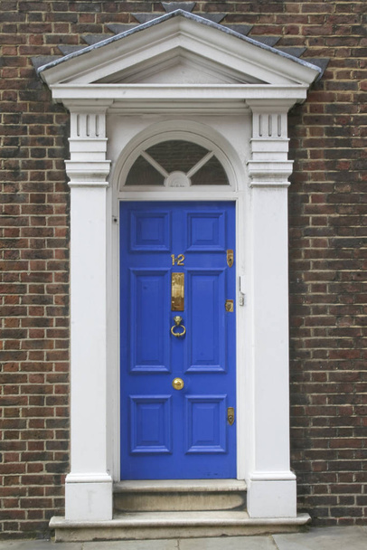 A blue door in London. - Photo, image