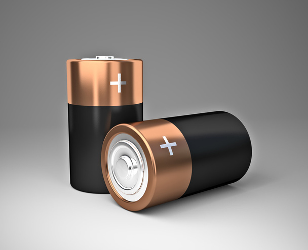 3D-batterij - Foto, afbeelding