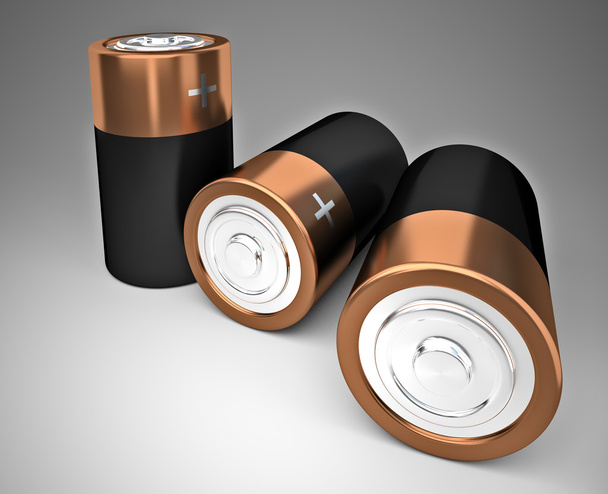 3d battery - Foto, Bild