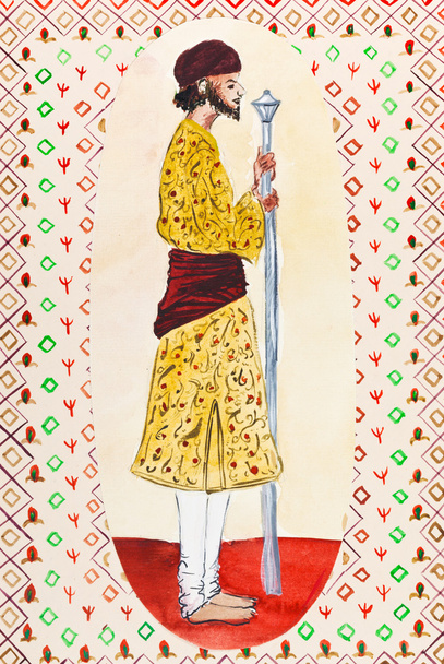adam geleneksel Hintli Müslüman kostüm - Fotoğraf, Görsel