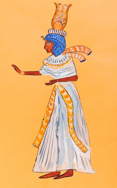 esposa del Faraón del Antiguo Egipto
 - Foto, Imagen