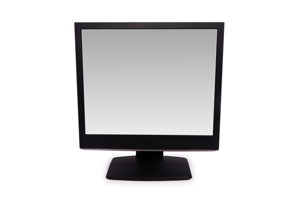 Monitor LCD nero isolato
 - Foto, immagini