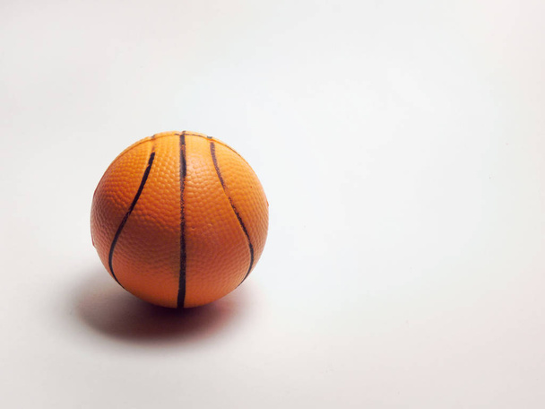 souvenir small basketball ball on white - Photo, image