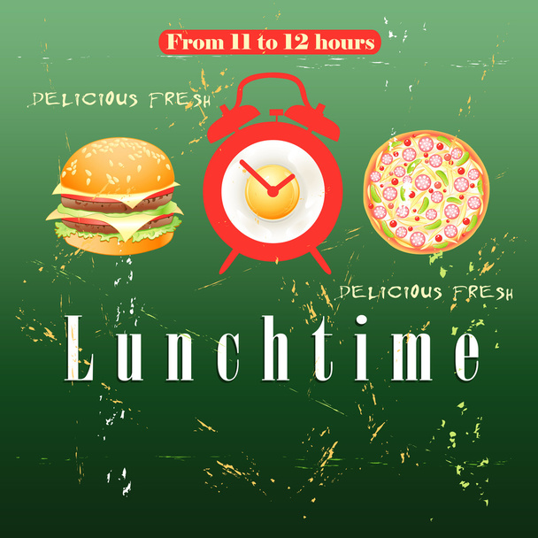 Advertise lunch - Vektor, kép