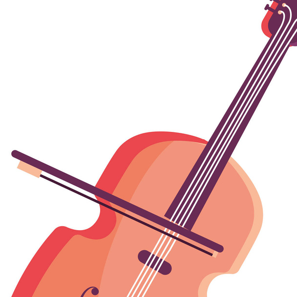 muziek instrument cartoon - Vector, afbeelding