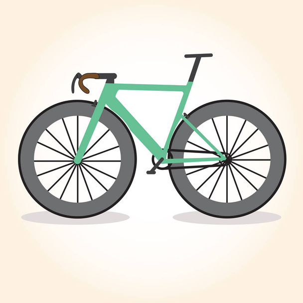 Fix fiets cartoon stijl voorteken, Web, afdrukken, Business, vector illustratie EPS 10. - Vector, afbeelding