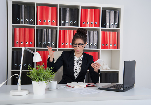 business woman in the office - 写真・画像