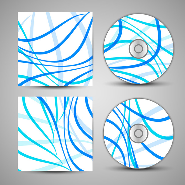Vector cd cover set for your design - Wektor, obraz