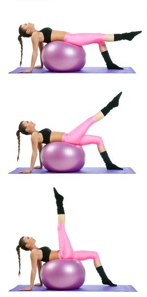 mujer pilates ejercicio
 - Foto, Imagen