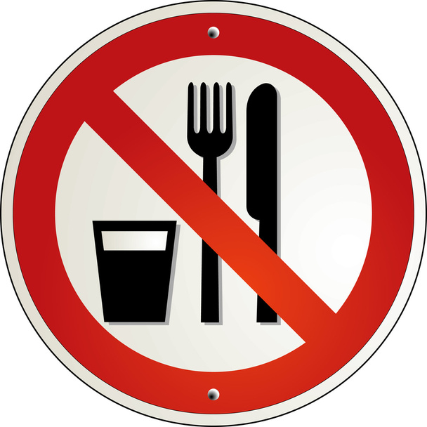 Essen verboten - Vektori, kuva