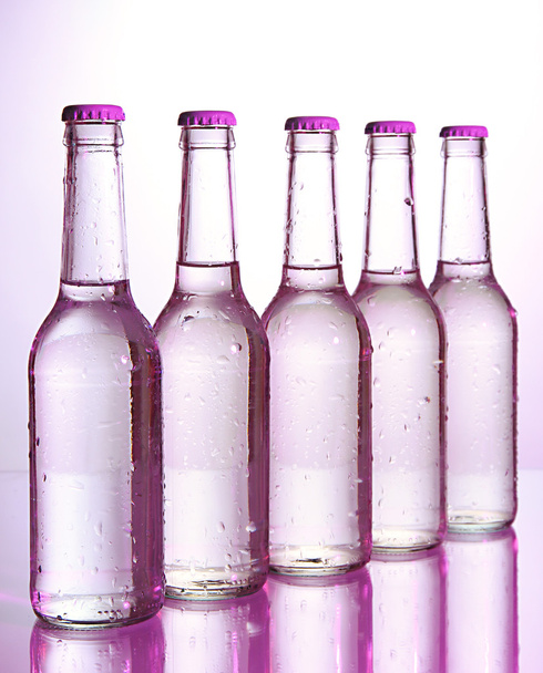 Water bottles close up - Foto, afbeelding
