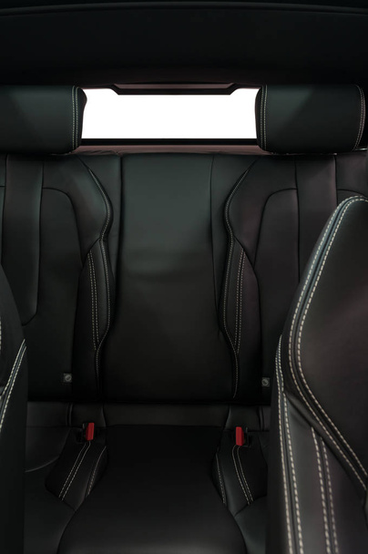 Leather back passenger seats. - Photo, Image