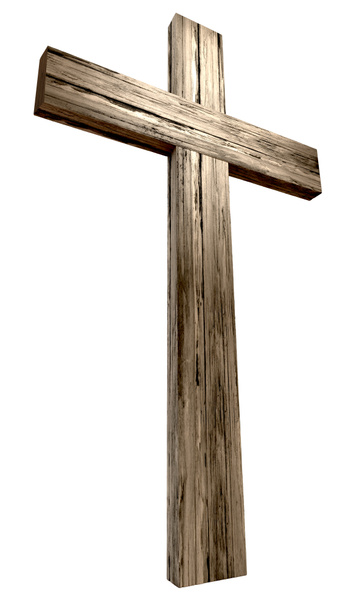 drewniany krucyfiks - Zdjęcie, obraz