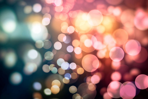 Абстрактный светлый праздничный фон с отвлеченными золотыми огнями на Рождество, Новый год, праздник, вечеринка
 - Фото, изображение