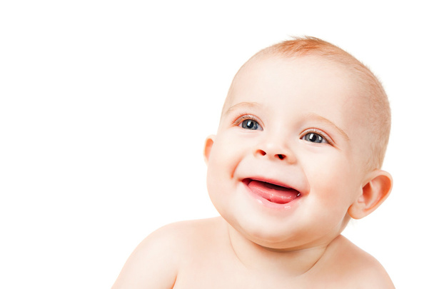 Portret uśmiechniętego dziecka - Zdjęcie, obraz