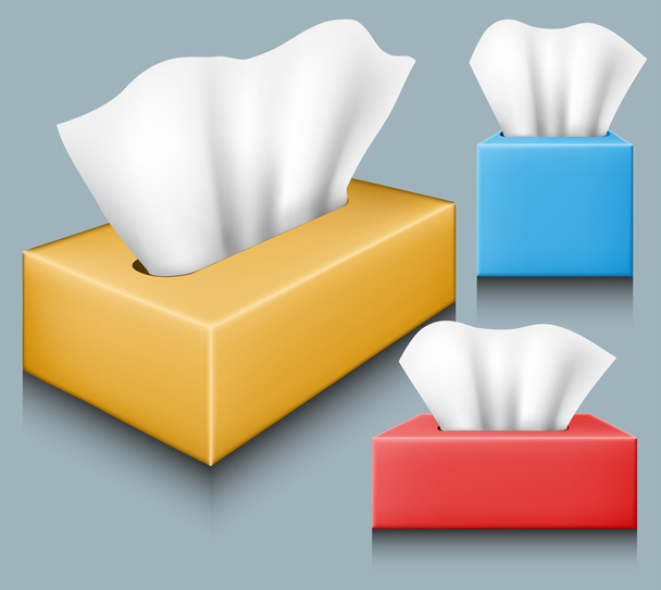 Tissue box set - Vector, Image