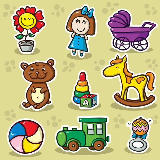second set of toys - Vector, Image