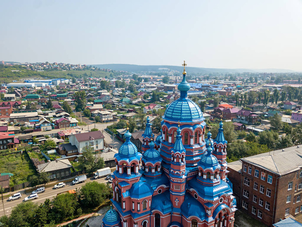 Rosja, Irkuck. Kościół ikonki Matki Bożej  - Zdjęcie, obraz