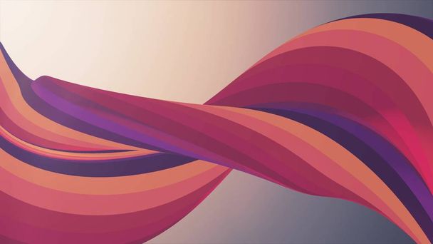 Měkké barvy prostorové vykreslování zakřivené Marshmallow kandys abstraktní tvar ilustrace pozadí nová kvalita Univerzální barevný radostný 4k burzovní obraz - Fotografie, Obrázek