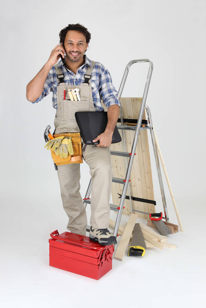 Carpenter running his own business - Foto, Bild