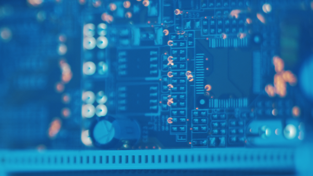 Leiterplattenlayout Mikrocontroller Computer Engineering - Filmmaterial, Video