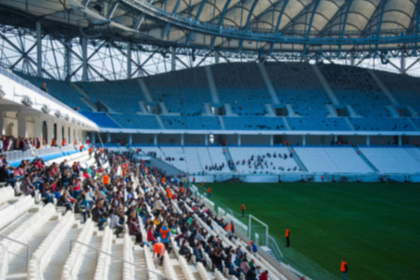 Homályos tömeg a nézők egy stadion - Fotó, kép