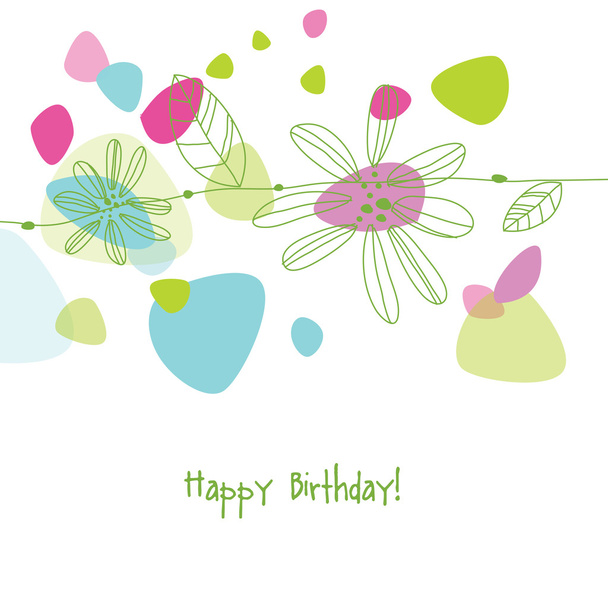 Birthday card - Вектор, зображення