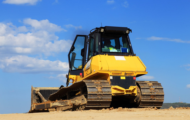 Bulldozer on a construction Site - Photo, Image