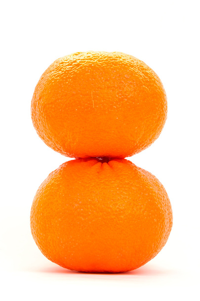 laranja sobre fundo branco - Foto, Imagem