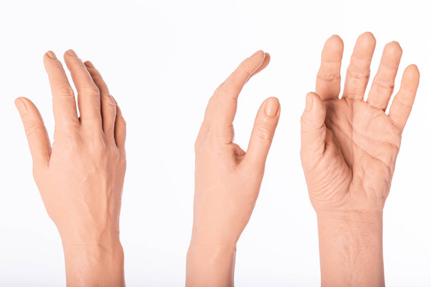 skupinový silikonový protézy ruce, medicína růžové implantáty - Fotografie, Obrázek