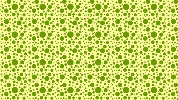 Green Random Scattered Dots Pattern Vector Art - Vector, Image