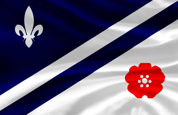 Illustration du drapeau de Franco Albertains
. - Photo, image