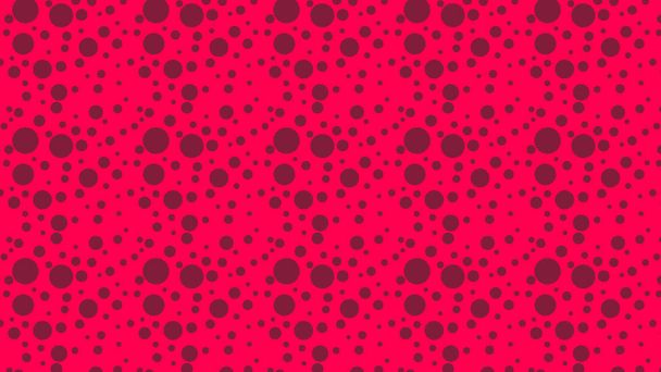 Torheit rosa zufällige Kreise Punkte Muster Hintergrund - Vektor, Bild