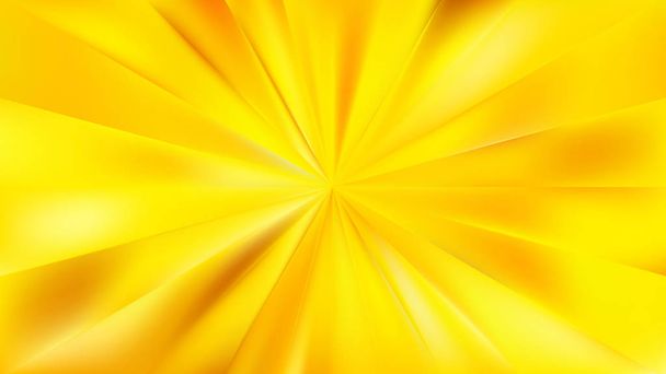 Yellow Sunburst Background - Vector, Image