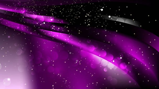抽象的なクールな紫色のボケライト背景画像 - ベクター画像