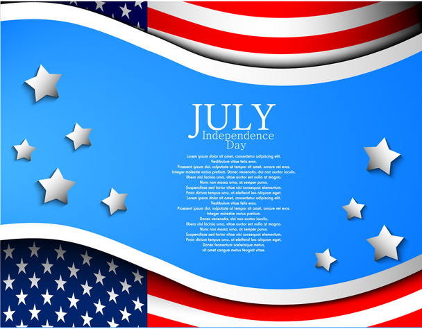 Independence day background - Vector, Image