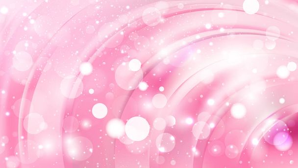 Abstract Pastel Pink Blurry Lights Background Design - Vector, Image