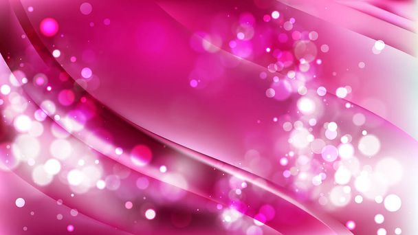 Abstract Pink Bokeh Lights Background - Vector, Image