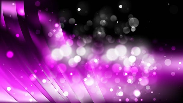 抽象的な紫と黒のデフォーカスライトの背景画像 - ベクター画像