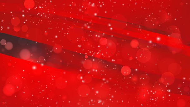 Abstraktní červená bokeh – návrh pozadí světel - Vektor, obrázek