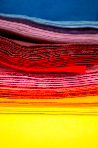 kolorowe tkaniny próbek - Zdjęcie, obraz