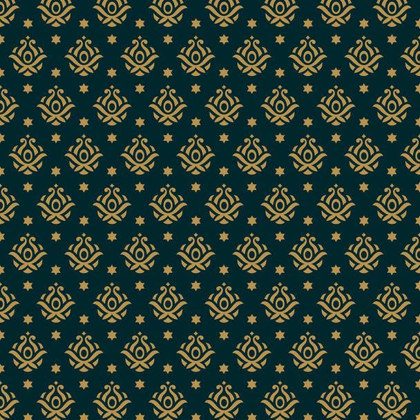 Fashion luxury pattern. Seamless texture. Vector background - Vector, Image