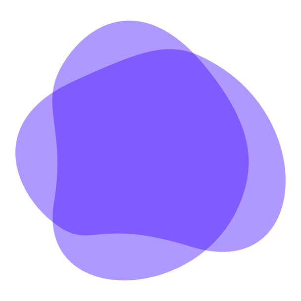 фіолетові вільні форми геометричні для банерного фону, проста рідка пляма пензлик плоска пляма для простору копіювання етикетки, шаблон плями рідини для логотипу графічний, проста банерна кольорова хвиля вільної форми
 - Вектор, зображення