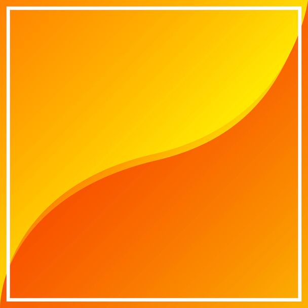 narancssárga gradiens banner websablon keret narancssárga háttér üres, és másolja hely a reklám banner promóció eladó kedvezmény a média társadalmi online marketing termékek - Vektor, kép