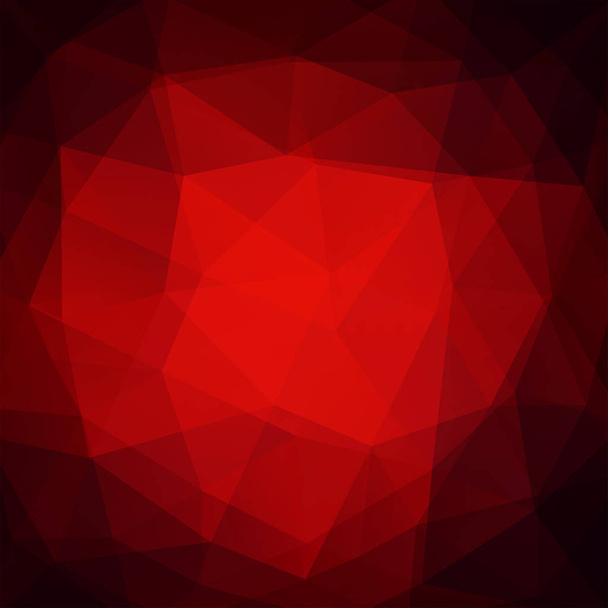 Fundo vetor poligonal abstrato. Ilustração vetorial geométrica vermelha. Modelo de design criativo
. - Vetor, Imagem