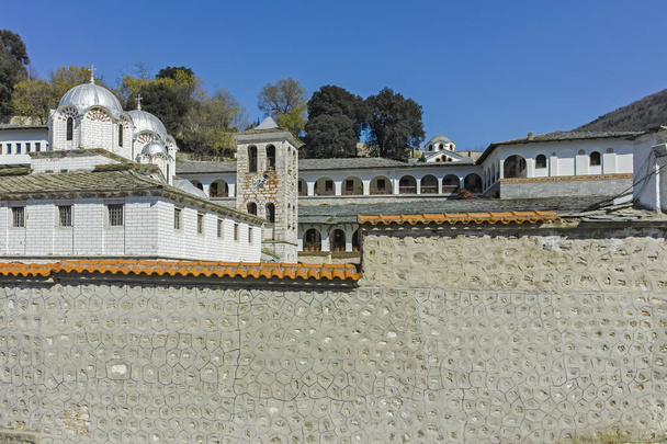 Middeleeuws heilig klooster van de Heilige Maria Eikosifoinissa, Oost-Macedonië en Thracië, Griekenland - Foto, afbeelding