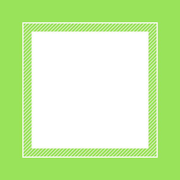 Módní rám zelený pastelový barevný plochý ležel styl a čtverec pro kopírované místo, prázdný rámeček zelený pro návrh nápisu, rámeček předlohy prázdný nápis pro reklamu grafická krása kosmetiky - Vektor, obrázek