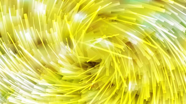Sárga és fehér dinamikus twirl csíkos vonalak háttér - Vektor, kép